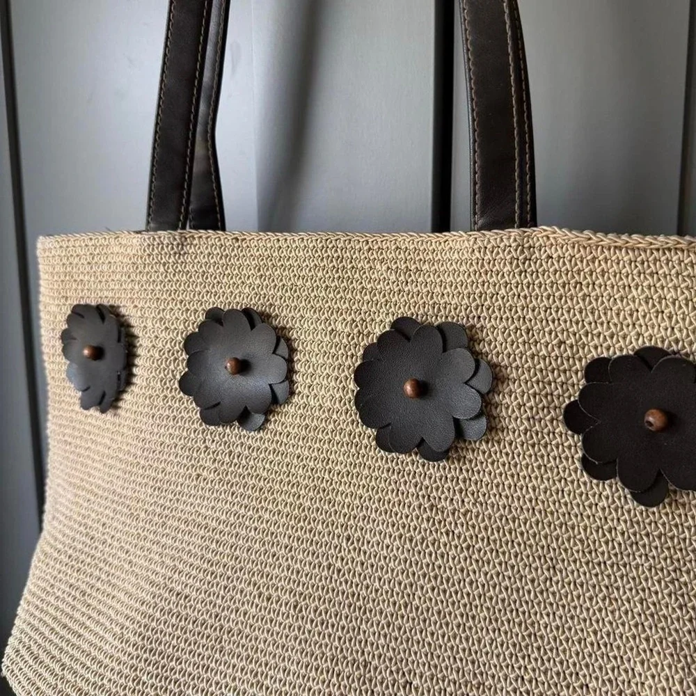 Vintage Villager Liz Claiborne Floral Shoulder Bag